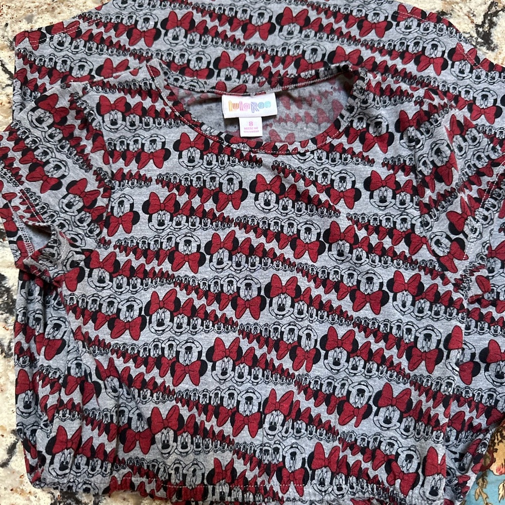 Girl’s  LuLaRoe Minnie Mouse dress size 8